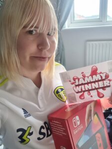 Becky Won a Switch OLED!