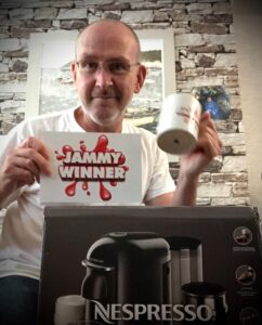 Brian Won a Nespresso Coffee Machine!