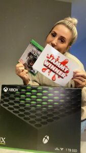 Siobhan Won an Xbox & Game