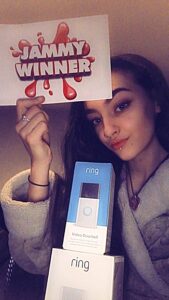 Kayde Won a Ring Doorbell!