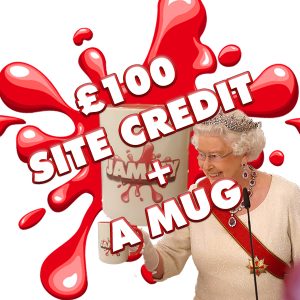 £100 JAMMY SITE CREDIT + MUG #3