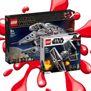 LEGO MILLENNIUM FALCON & TIE FIGHTER!