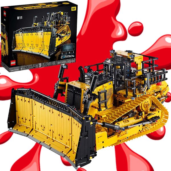 LEGO TECHNIC CAT D11 BULLDOZER REMOTE CONTROLLED! #4