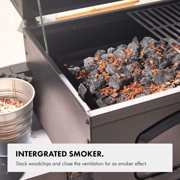 CHARCOAL BBQ / GRILL & SMOKER BY VONHAUS - Image 4