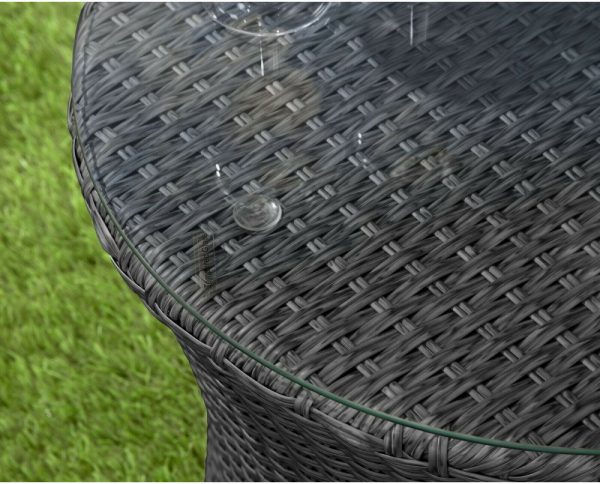 RATTAN WICKER BISTRO GARDEN PATIO SET - Image 3
