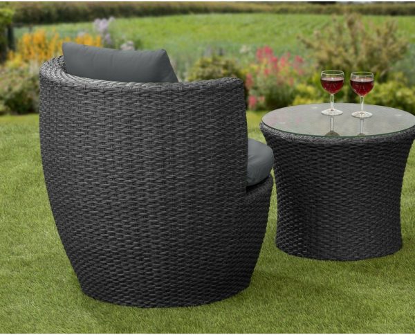 RATTAN WICKER BISTRO GARDEN PATIO SET - Image 7