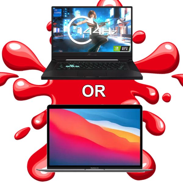 ASUS RTX3070 GAMING LAPTOP OR MACBOOK AIR!