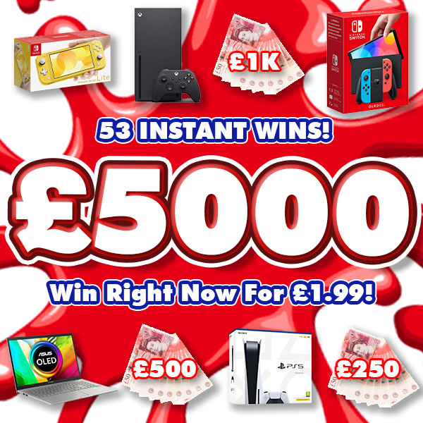 JAMMY – The UKs Leading New Competition Site – The Best Prizes, The Best  Odds! GET JAMMY!