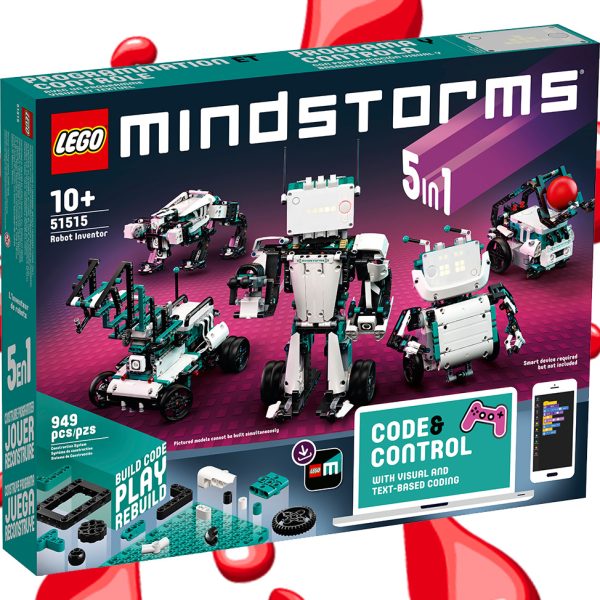LEGO MINDSTORMS ROBOT BUILD CODE & PLAY 5 IN 1