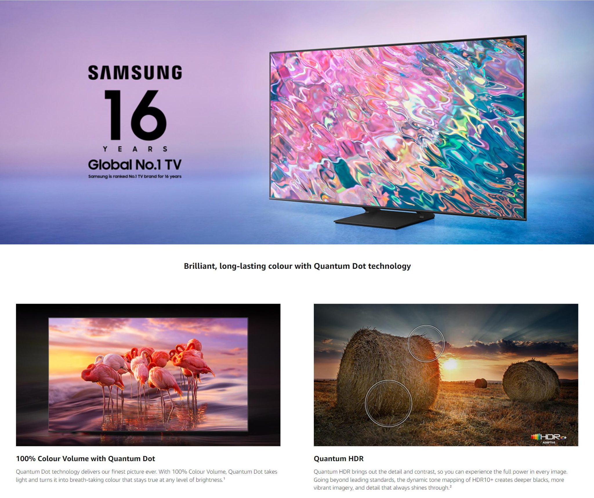 SAMSUNG 65 INCH Q60B 2022 4K UHD SMART QLED TV 1 JAMMY The UKs