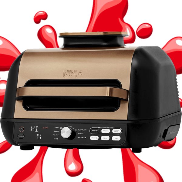 NINJA FOODI MAX PRO - GRILL, FLAT PLATE & AIR FRYER!