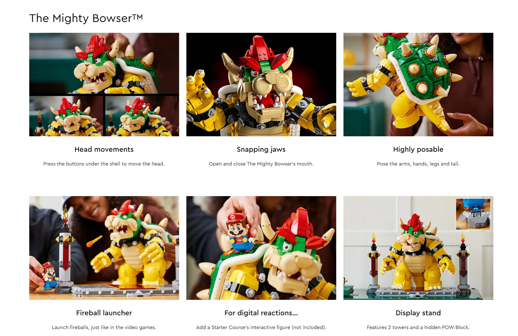 LEGO Super Mario 71411 The Mighty Bowser - A boss of a build