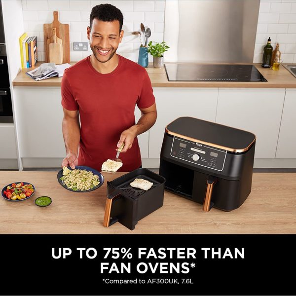 NINJA AF400UK 9.5L AIR FRYER! - COPPER LTD EDITION! - Image 5