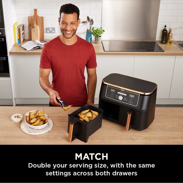 NINJA AF400UK 9.5L AIR FRYER! - COPPER LTD EDITION! - Image 3