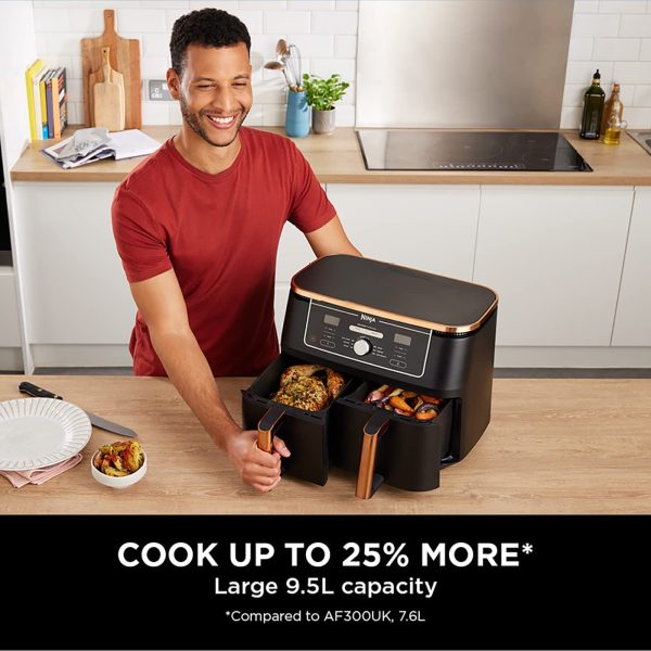 NINJA AF400UK 9.5L AIR FRYER! - COPPER LTD EDITION! - Image 2