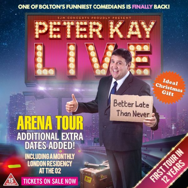 2 TICKETS TO SEE PETER KAY - LONDON OR BIRMINGHAM! #1
