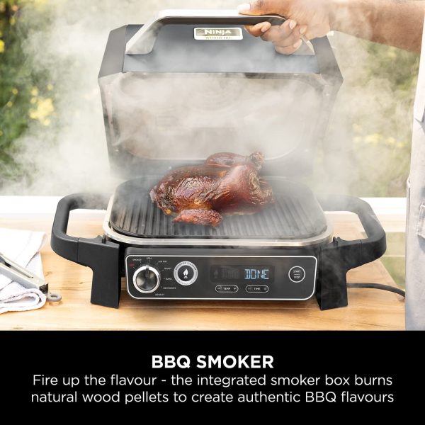 NINJA WOODFIRE ELECTRIC BBQ GRILL & SMOKER! #5 - Image 5