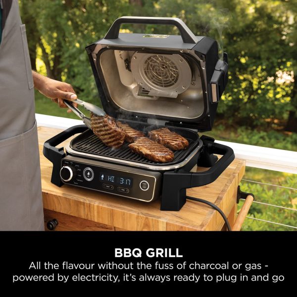 NINJA WOODFIRE ELECTRIC BBQ GRILL & SMOKER! #5 - Image 4