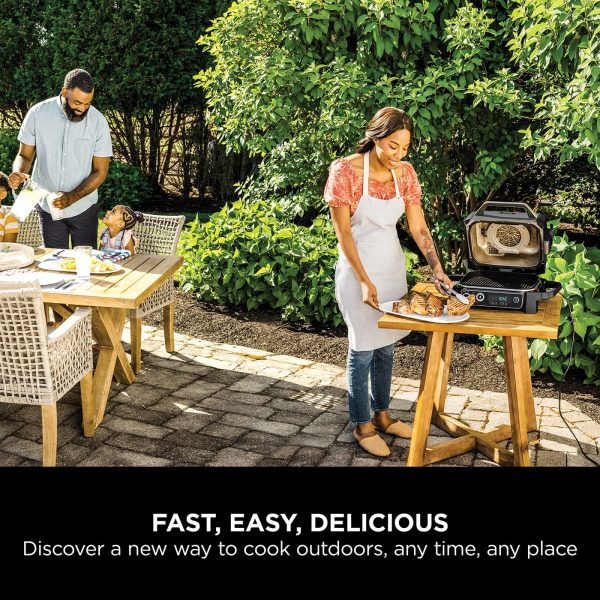 NINJA WOODFIRE ELECTRIC BBQ GRILL & SMOKER! #5 - Image 7