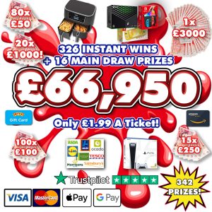 £66,950 JAMMY INSTANT WIN!