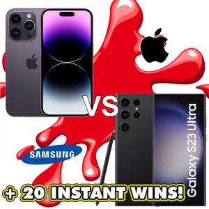 APPLE IPHONE 14 PRO OR SAMSUNG GALAXY S23 ULTRA + 20 INSTANT WINS!