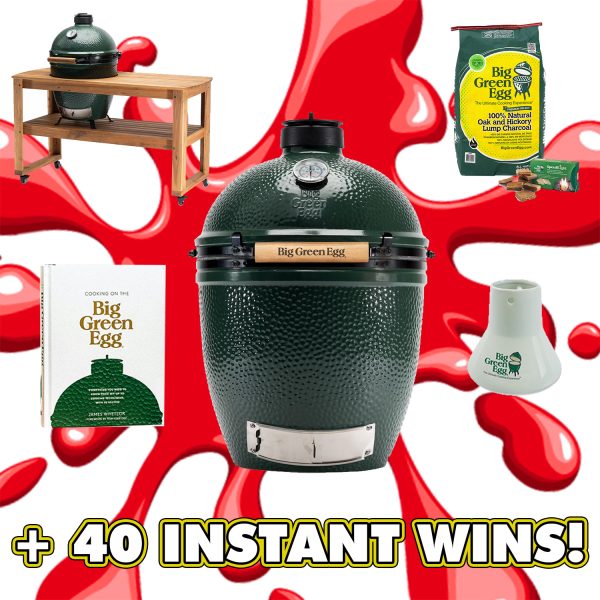 BIG GREEN EGG BBQ BUNDLE + 40 INSTANT WINS!