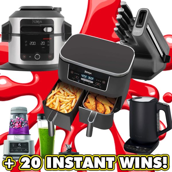 NINJA MEGA BUNDLE! - MULTICOOKER, BLENDER, KETTLE, STAYSHARP & AIR FRYER! #6
