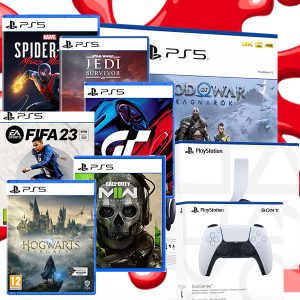 SONY PS5 MEGA BUNDLE - 7 GAMES, EXTRA PAD, HEADPHONES! #3