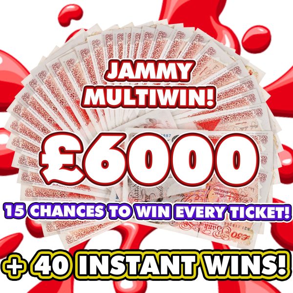 £6000 PRIZE POT #4 *15 WINNERS* + 40 INSTANT WINS!