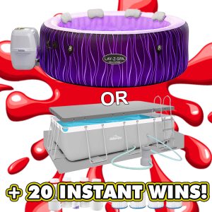 LAY-Z-SPA HOLLYWOOD OR 13FT SWIMMING POOL + INSTANT WINS!