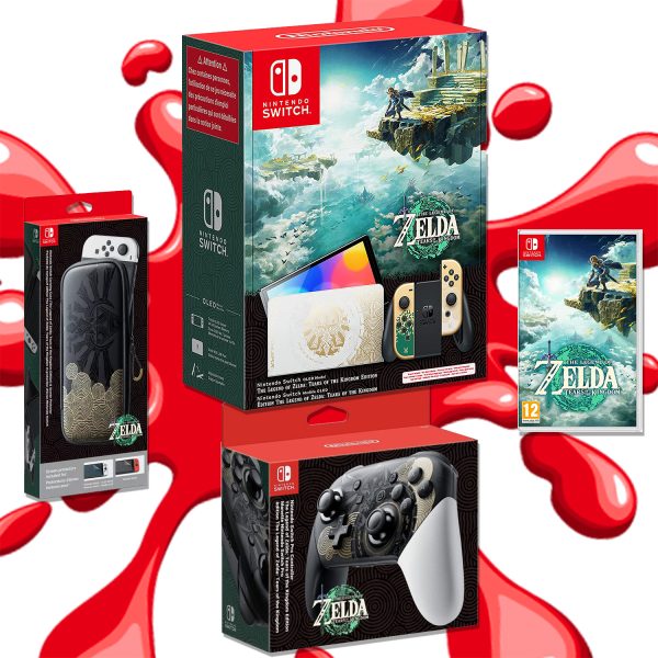 NINTENDO SWITCH OLED NEW ZELDA LTD EDITION BUNDLE!