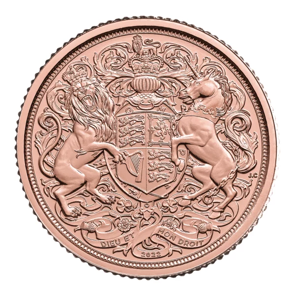 THE MEMORIAL QUARTER SOVEREIGN GOLD COIN #4 - Image 2