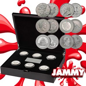 6 SILVER FLAGSHIP COINS OF THE WORLD SET