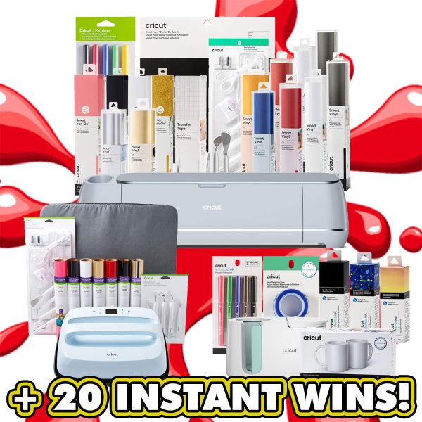 CRICUT ULTIMATE HOME STARTUP BUNDLE! + INSTANT WINS