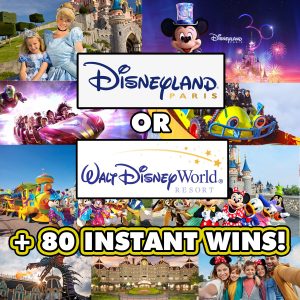 DISNEY DREAM HOLIDAY - FLORIDA, PARIS OR CRUISE! OR £5000 CASH!!