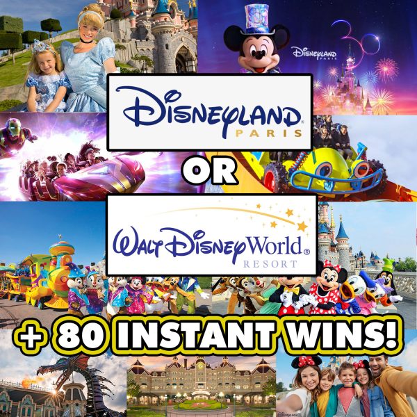 DISNEYLAND HOLIDAY - FLORIDA, PARIS OR CRUISE! OR £5000 CASH!