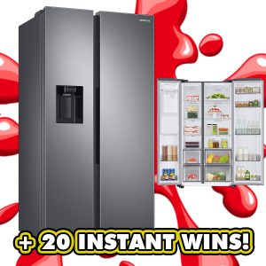 SAMSUNG AMERICAN FRIDGE/FREEZER & ICEMAKER + INSTANT WINS!