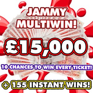 £15,000 PRIZE POT *10 WINNERS* + INSTANT WINS WORTH £15K!