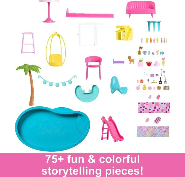 2023 BARBIE DREAMHOUSE BUNDLE WITH BARBIE AND KEN! - Image 8