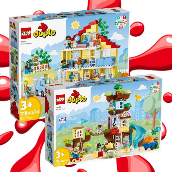 LEGO DUPLO FAMILY HOUSE & TREE HOUSE BUNDLE