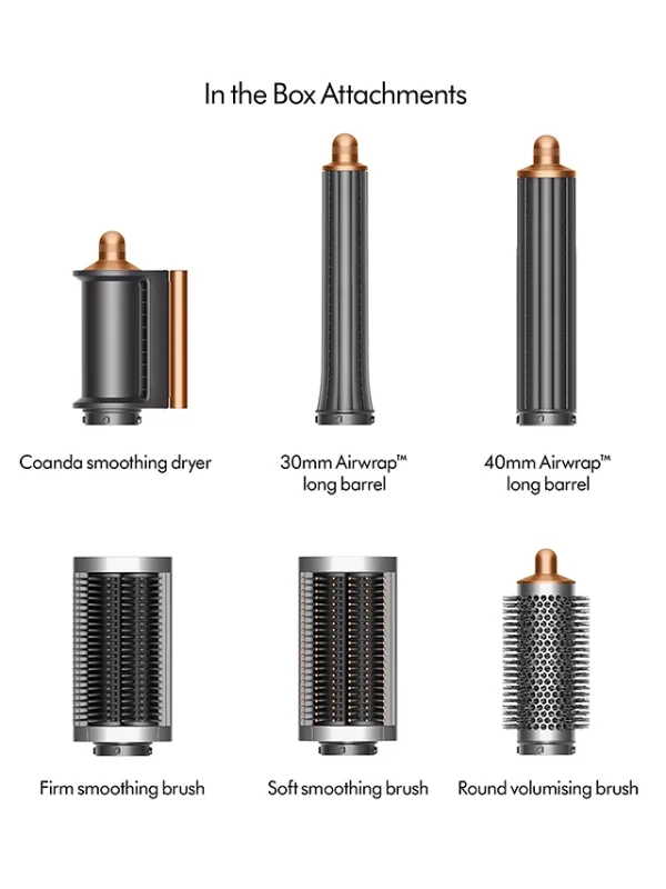DYSON AIRWRAP STYLER COMPLETE LONG NICKEL/COPPER - Image 3