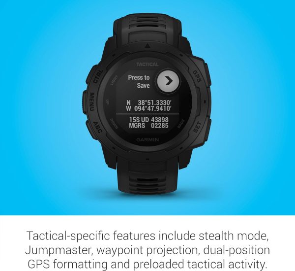 GARMIN INSTINCT - TACTICAL EDITION GPS SMART WATCH - Image 3