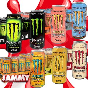 72 CANS OF MONSTER ENERGY DRINK!