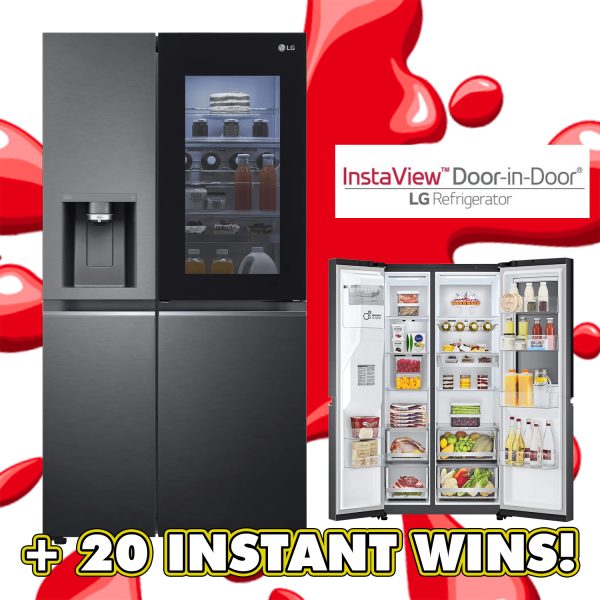 LG INSTAVIEW AMERICAN FRIDGE FREEZER + INSTANT WINS!