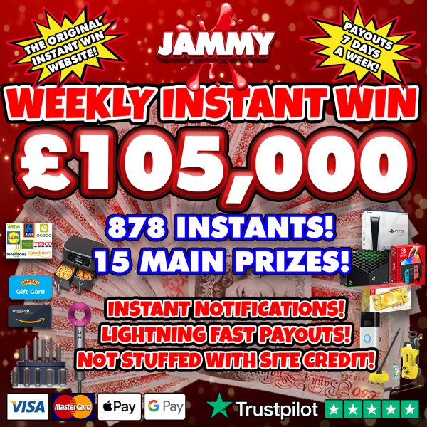 £105,000 WEEKLY MEGA DRAW WITH 878 INSTANT WINS! #2