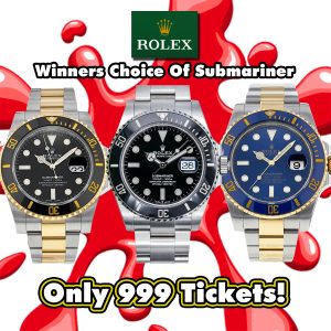 HIGH ROLLER CHOICE OF ROLEX SUBMARINER DATE OR £12K CASH!
