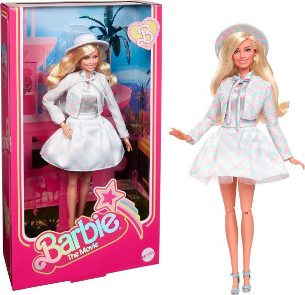 BARBIE THE MOVIE OFFICIAL DOLL IN RARE BLUE PLAID **4 WINNERS** - Image 3