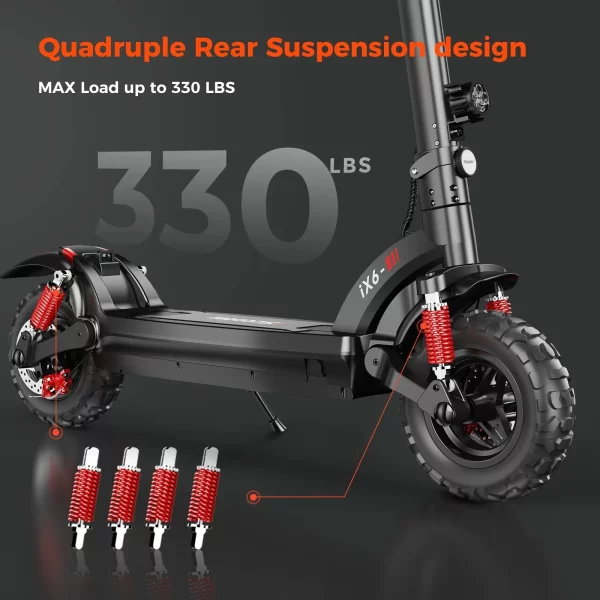 iSCOOTER iX6 1000w OFF ROAD ELECTRIC SCOOTER - Image 4