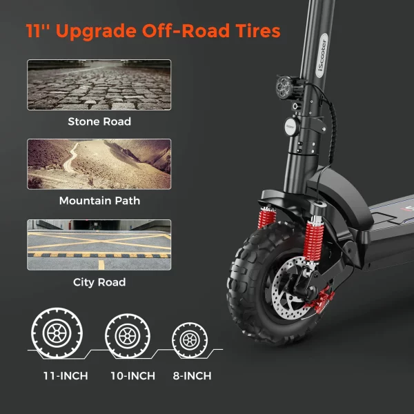 iSCOOTER iX6 1000w OFF ROAD ELECTRIC SCOOTER - Image 5