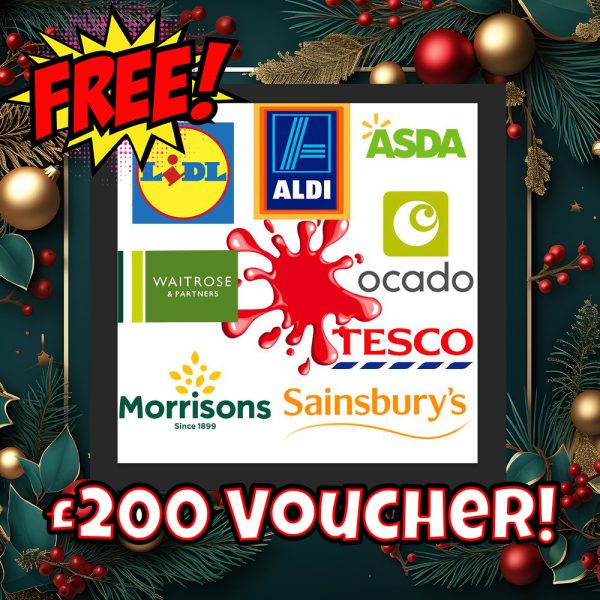 DAY 12 - JAMMY DAYS OF CHRISTMAS - £200 SUPERMARKET SPEND!